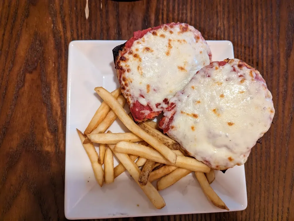 French Bread Pizza and Fries